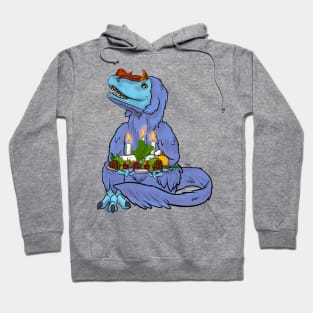 Holidinos - Yutyrannus Yule Log Hoodie